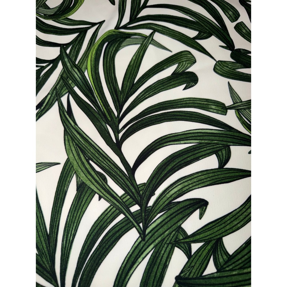 Eliane Rose NEW Tropical Palm Leaf Two Piece Set  Top‎ Skirt Resort Wear Size L - Picture 7 of 14